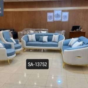 Beautiful blue and white sofas