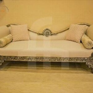 Beautiful white poshish sofa