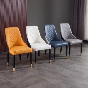 Four simple chair with multi colours