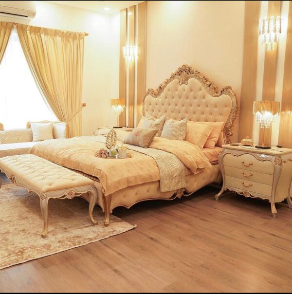 Full sized golden bed
