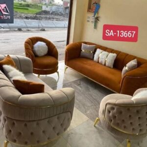 Round sofa with five seater
