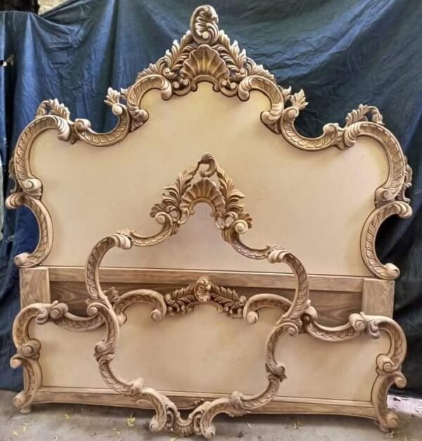 Simple back side of bed