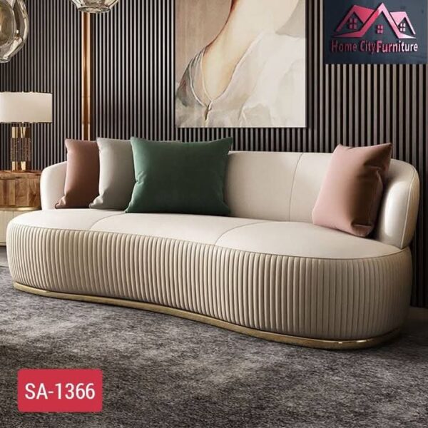 Simple poshish sofa three seater
