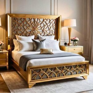 Simple white bed