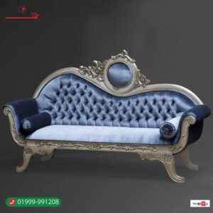 Stylish blue sofa