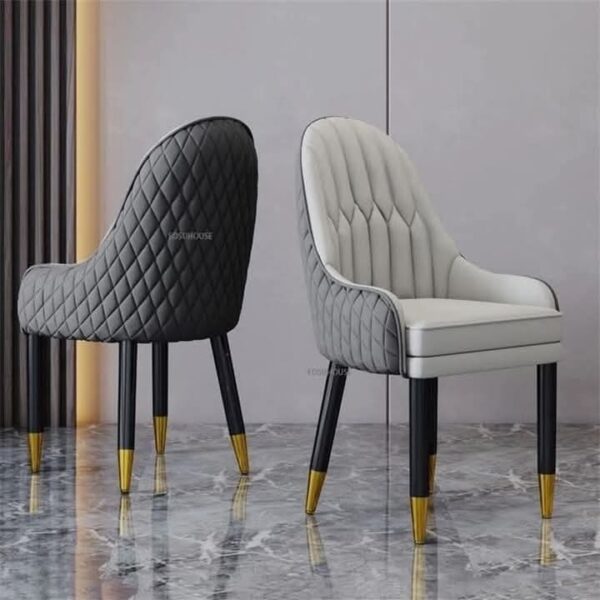 Blue or white poshish chairs