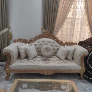 White Poshish Sofa
