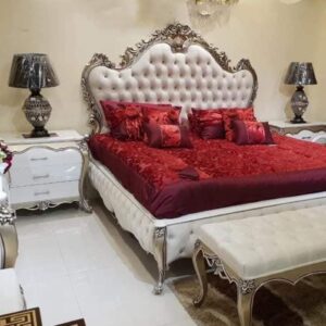 Red theme bed