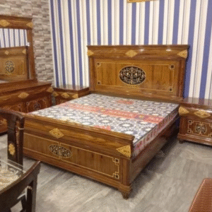 Brown bed design